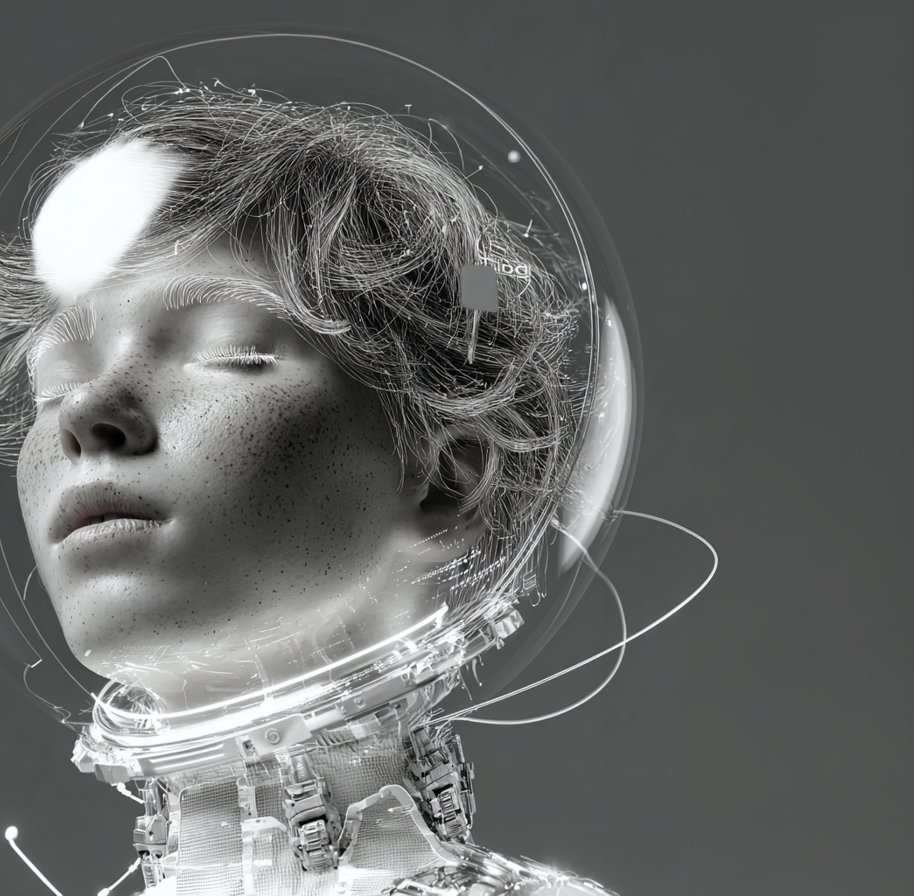 Astronaut portrait, eyes closed — the 10Hz alpha session